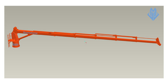 gru marina dell'asta telescopica idraulica elettrica di 0.85t31m per la nave offshore di servizio