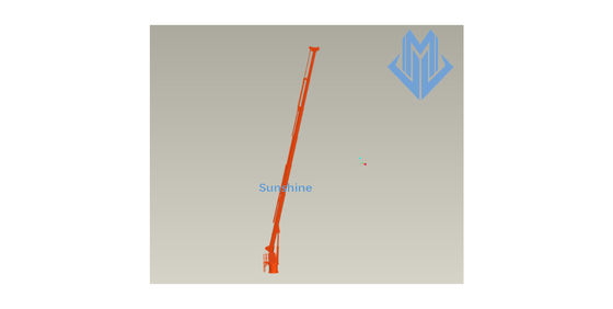 nave telescopica di Marine Crane For Onboard Multi Purpose dell'asta di 3t30m
