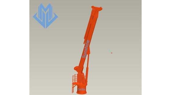 nave telescopica di Marine Crane For Onboard Multi Purpose dell'asta di 3t30m