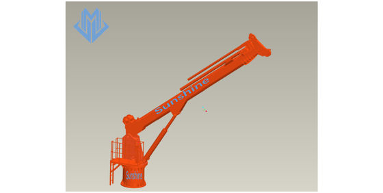 nave telescopica di Marine Crane For Onboard Multi Purpose dell'asta di 3t30m