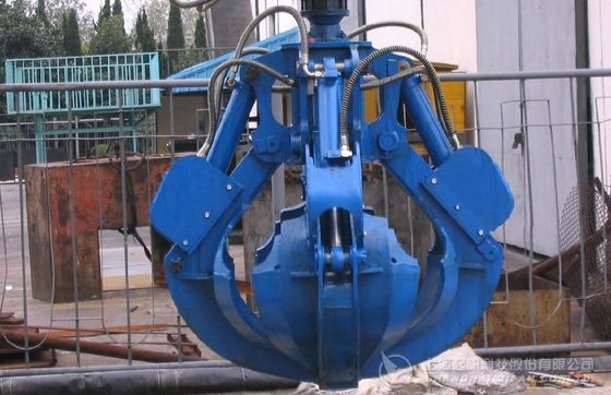 benna a polipo idraulica elettrica per il trattamento domestico dell'immondizia