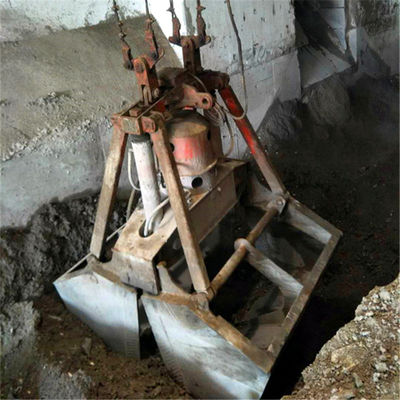 Secchio meccanico della gru a benna della copertura superiore di quattro corde per minerale metallifero che tratta un metro di 18 cubi