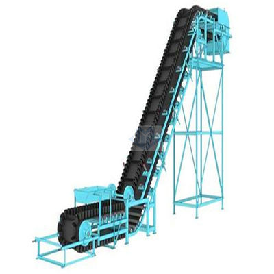 L'alta pendenza resistente inclina il sistema del nastro trasportatore per il maneggio del materiale alla rinfusa