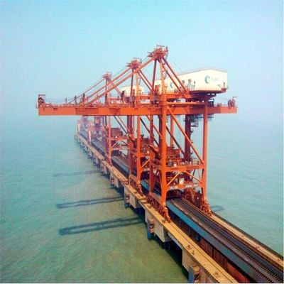 Tipo nave della cinghia che scarica attrezzatura per lo scarico continuo materiale in serie