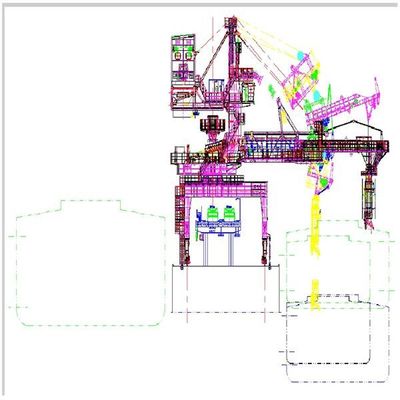 Tipo resistente caricatori della cinghia di Tph di capacità 3000 della nave di continuità