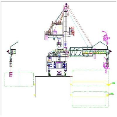 Tipo resistente caricatori della cinghia di Tph di capacità 3000 della nave di continuità