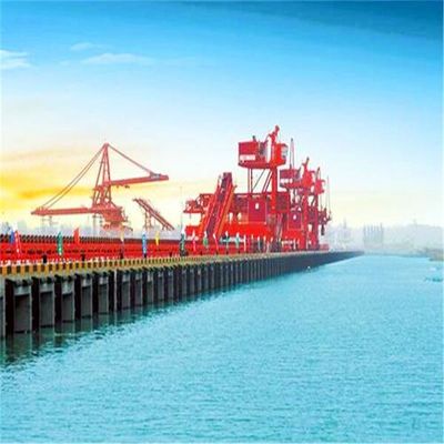 Sistema di carico continuo Travelable su rotaie al porto marittimo