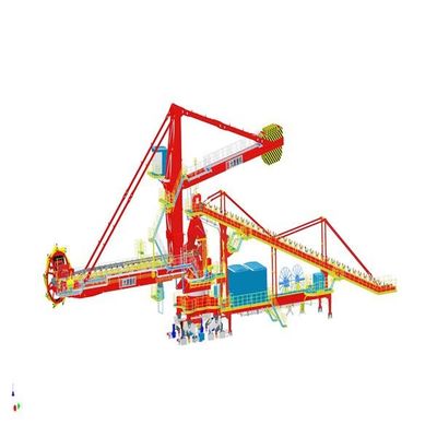 sistema dell'impilatore e del ricuperatore di capacità 1000tph per la centrale elettrica